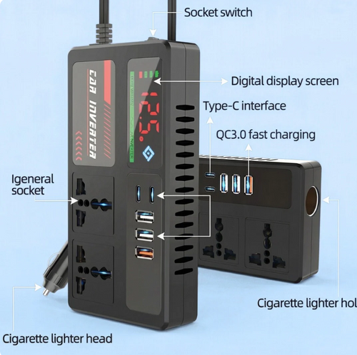 220V Smart Car Power Inverter