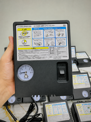 Tire Inflator Air Compressor – Car Tire Air Pump with Pressure Gauge